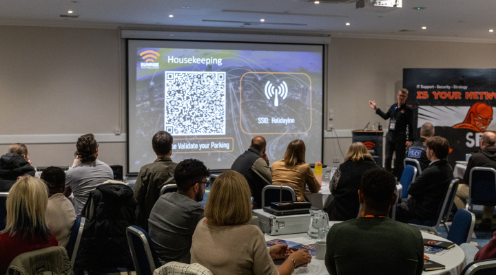Sunrise Technologies cybersecurity event in Basildon, hosted in partnership with Essex Police and the Eastern Cyber Resilience Centre (ECRC).