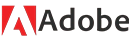 Adobe logo – creative and document software partner supported by Sunrise IT.