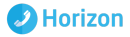 Horizon logo – cloud telephony and business communication platform supported by Sunrise IT.