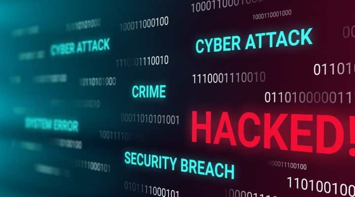 Hacked information concept